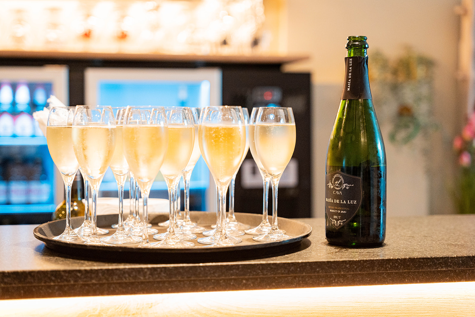 Champagne ontvangst
