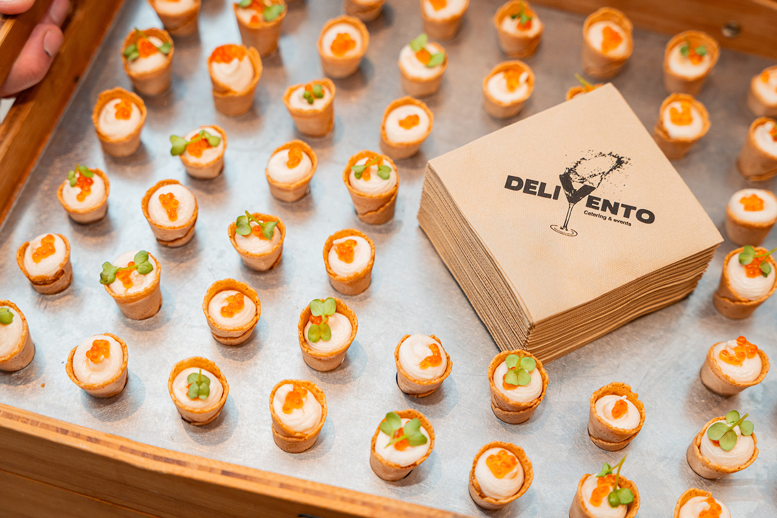 Verfijnde aperitiefhapjes door Delivento traiteur
